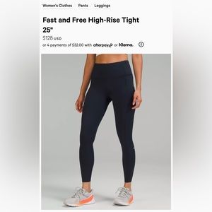 Women’s Fast and Free High-Rise Leggings